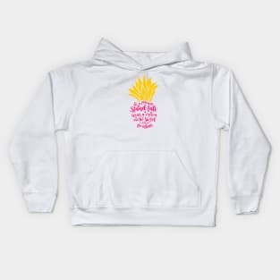 Be A Pineapple, Pineapple Quote, Motivational Quote Kids Hoodie